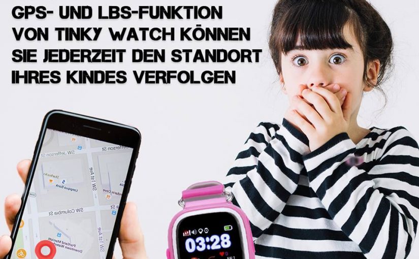 Kinderuhren mit GPS und SOS-Knopf